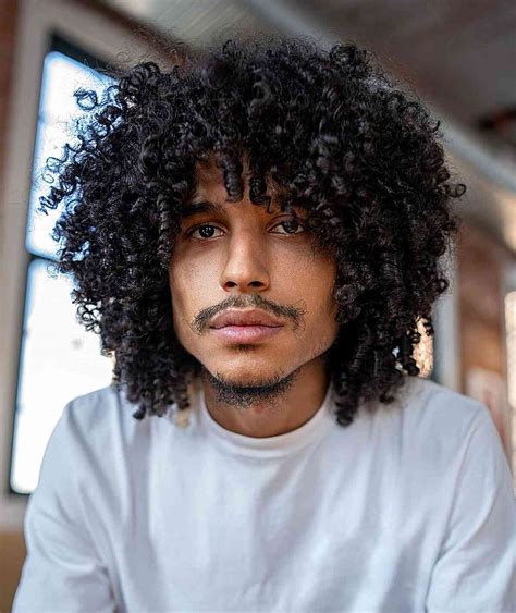 black curly hair mens